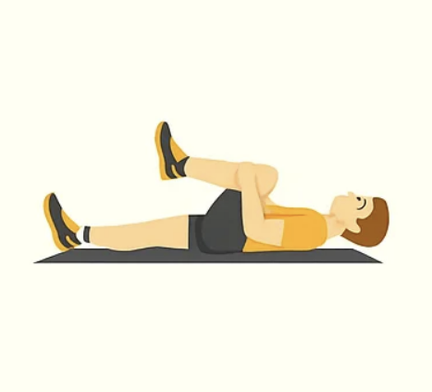 knee to chest stretch for back pain